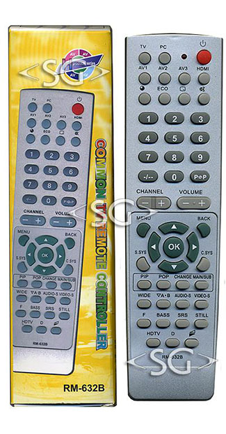 Пульт дистанционного управления для SANYO universal RM-632B (корпус типа JXPPR lcd) в коробке