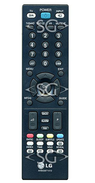Пульт дистанционного управления для LG AKB33871410 (AKB33871401) /orig./