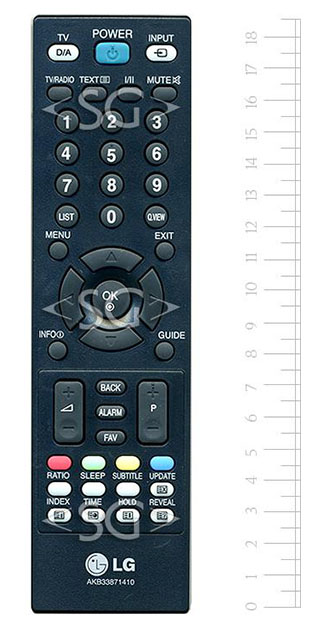 Пульт дистанционного управления для LG AKB33871410 (AKB33871401) /orig./