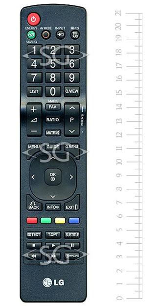 Пульт дистанционного управления для LG AKB72915207 (=AKB72915202) /orig./