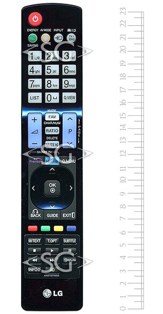 ����� �������������� ���������� ��� LG AKB73275605  (SMART TV)  (=AKB73275607) /orig./