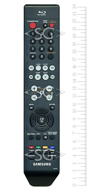 Пульт дистанционного управления для SAMSUNG 00070E (AK59-00070E) =00070B(AK59-00070B) (BD PLAYER) /orig./