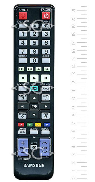 Пульт дистанционного управления для SAMSUNG AK59-00125A (BD PLAYER) /orig./