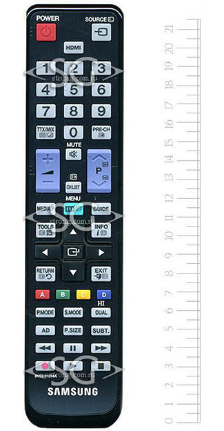 Пульт дистанционного управления для SAMSUNG BN59-01014A (=BN59-01081A белый) /orig./