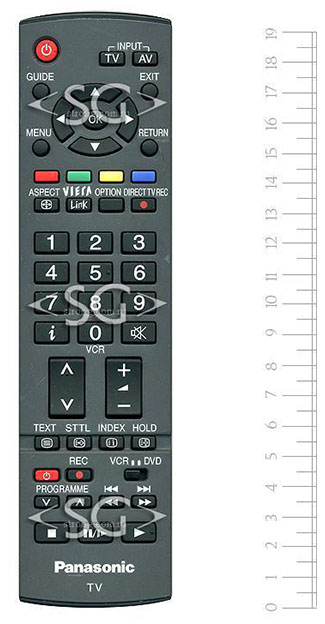 Пульт дистанционного управления для PANASONIC EUR7651110 viera /orig./