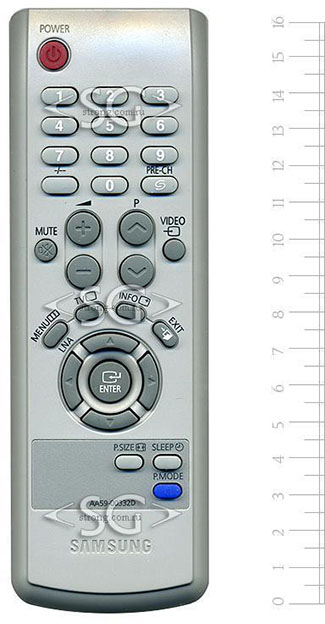 Пульт дистанционного управления для SAMSUNG AA59-00332D /orig./