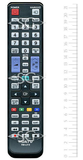 Пульт дистанционного управления для SAMSUNG universal RM-L919 (корпус типа BN59-01014A lcd) блистер