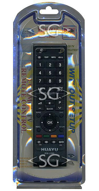 ����� �������������� ���������� ��� TOSHIBA universal RM-L890  (������ ���� CT-90329 lcd) �������