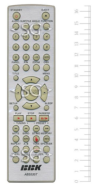 Пульт дистанционного управления для BBK ABS535T муз. центр с dvd /orig./