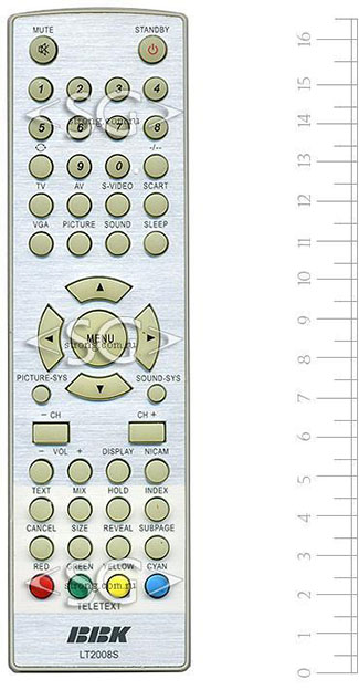 Пульт дистанционного управления для BBK LT2008S (=LT2003S) /orig./