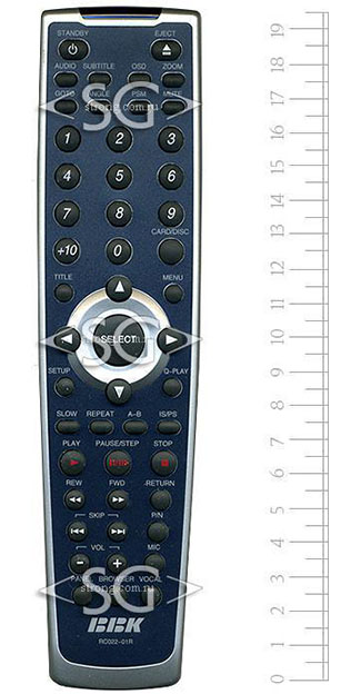 Пульт дистанционного управления для BBK RC022-01R dvd /orig./