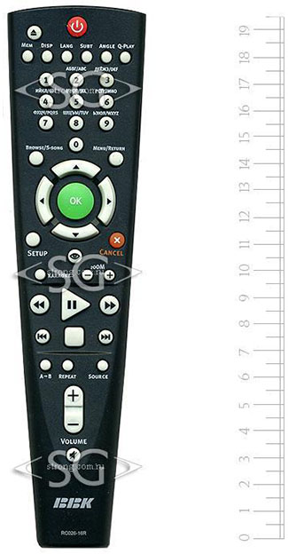 Пульт дистанционного управления для BBK RC026-16R home theater /orig./