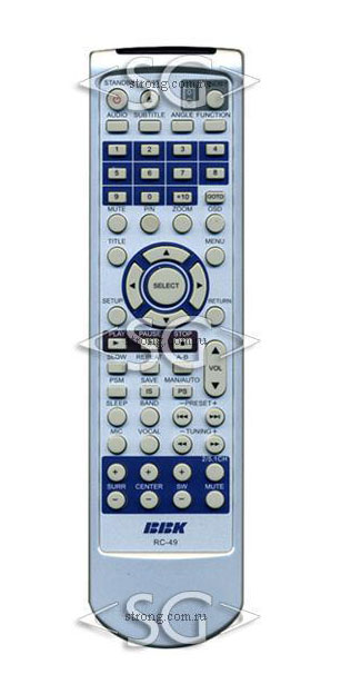 ����� �������������� ���������� ��� BBK RC-49    home theater        /orig./
