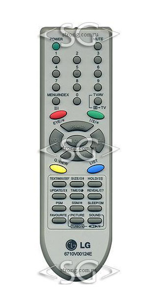 Пульт дистанционного управления для LG 6710V00124E /orig./
