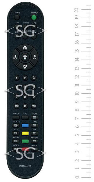Пульт дистанционного управления для LG 6710T00022S (AKB30377801)