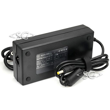 Блок питания 12 В; 12,5 A; 120 Вт; штекер 5,5*2,5 мм; шнур сеть (AC/DC; MAN WELL; YL120V125)