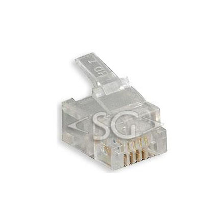 Штекер 6p4c (RJ-11)