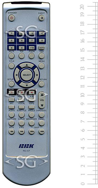 ����� �������������� ���������� ��� BBK RC-57  dvd       /orig./