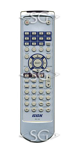 ����� �������������� ���������� ��� BBK RC-52  dvd       /orig./