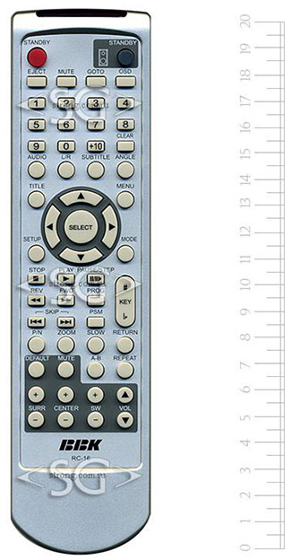 Пульт дистанционного управления для BBK RC-16 home theater /orig./