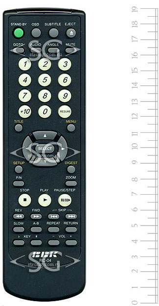 Пульт дистанционного управления для BBK RC-04 dvd /orig./