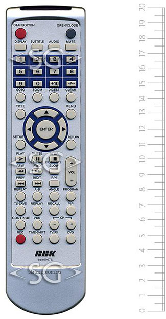 Пульт дистанционного управления для BBK BBK9907S DVD/HDD-рекордер /orig./