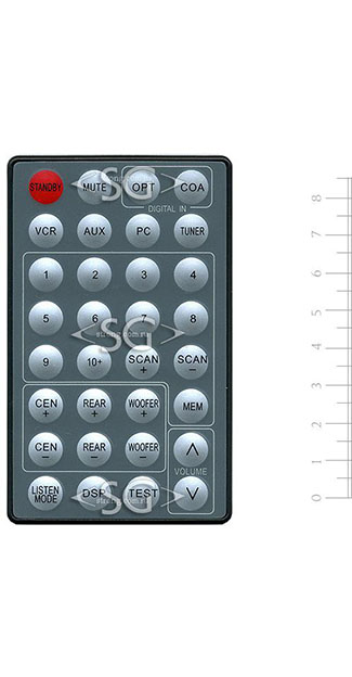 Пульт дистанционного управления для BBK FSA-3020T (BBK RC-112R , BBK FD2145, BBK FD2145B) активная акустика /orig./