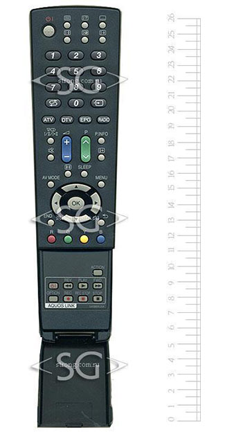 Пульт дистанционного управления для SHARP GA586WJSA (RRMCGA586WJSA) (=GA686WJSA) /orig./