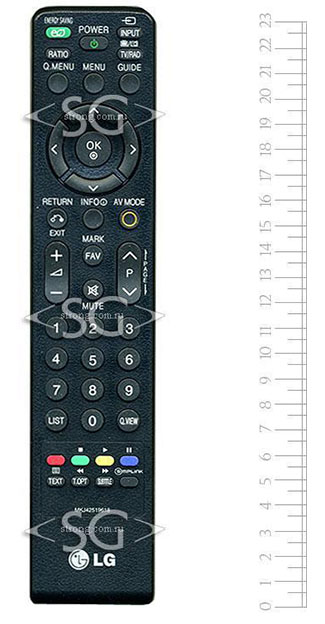 Пульт дистанционного управления для LG MKJ42519618 (=MKJ42519601, MKJ42519615) /orig./