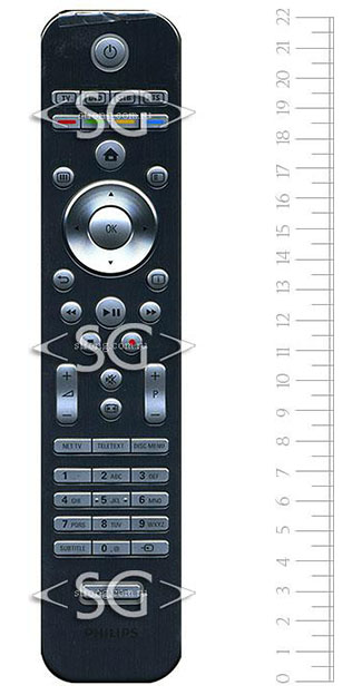 Пульт дистанционного управления для PHILIPS RC4496/01 (3128 147 21451) ambil.(=RC4495/01 (3128 147 21441)) /orig./