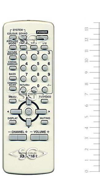 ����� �������������� ���������� ��� JVC universal RM-736R (������ ����  RM-C1150 ) � �������