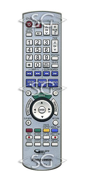 Пульт дистанционного управления для PANASONIC EUR7659Y60 dvd recorder /orig./