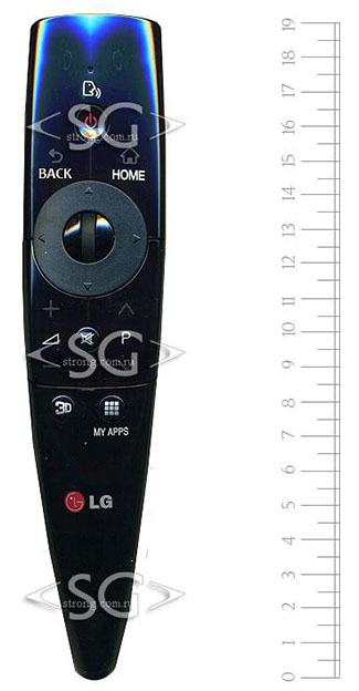Пульт дистанционного управления для LG AN-MR3007 (AKB73795401, AKB73596401) MagicMotion с поддержкой голоса (Только Пульт дистанционного управления)/orig./
