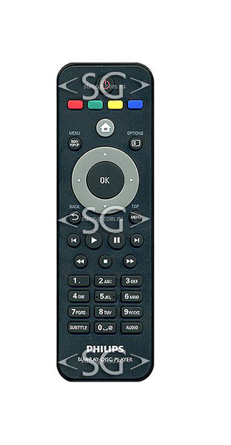 Пульт дистанционного управления для PHILIPS 996510041223 (RC34E-2, 1043006137) blu-ray disk player /orig./
