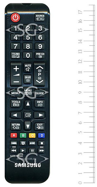 ����� �������������� ���������� ��� SAMSUNG AA59-00743A  3D   /orig./