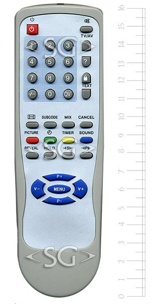 Пульт дистанционного управления для HYUNDAI BT-0360A /AKAI BT-0360A Novex/Hyundai H-LCD-1504, H-LCD2004/Trony 20LW1