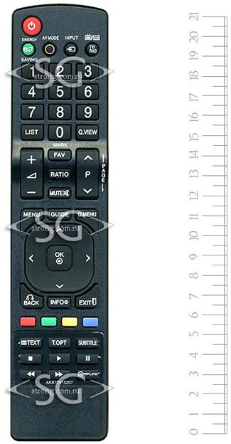 Пульт дистанционного управления для LG AKB72915207 (=AKB72915202)