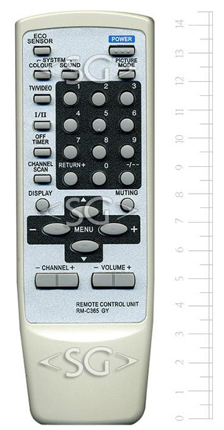 Пульт дистанционного управления для JVC RM-C365GY