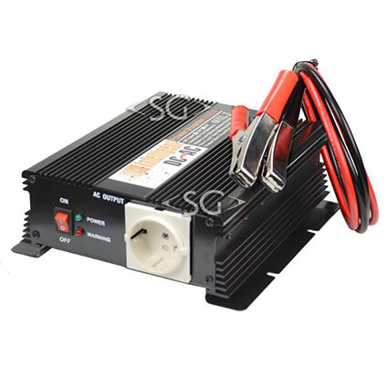 Инвертор Intelligen DC/AC 600W, вход12V, вых. 220V(розетка 220V заземл.)