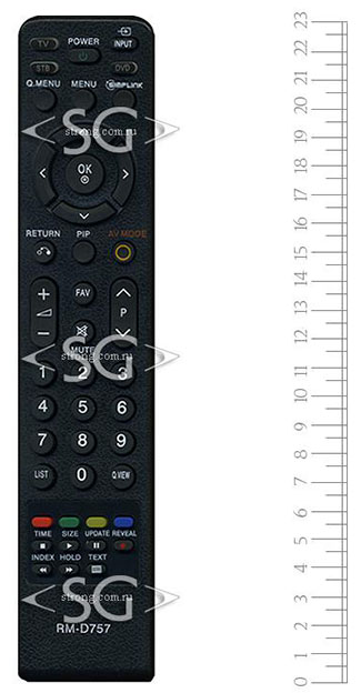 ����� �������������� ���������� ��� LG universal RM-D757 (������ ���� MKJ40653805 lcd) � �������