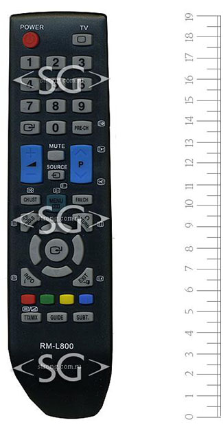Пульт дистанционного управления для SAMSUNG universal RM-L800 (корпус типа BN59-00865A lcd) в коробке
