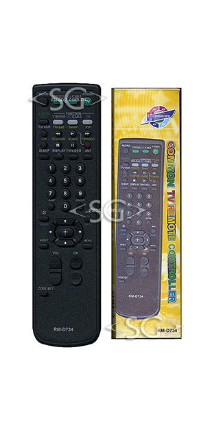 Пульт дистанционного управления для SONY universal RM-D734 (корпус типа RM-Y181 tv/dvd+vcr/sat) в коробке