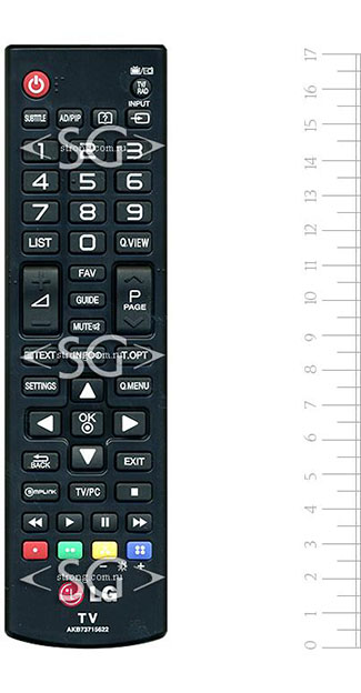 Пульт дистанционного управления для LG AKB73715622 /orig./