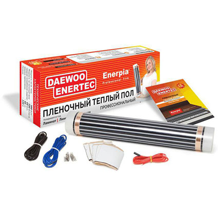 Enerpia Film-5.0 комплект пленочного теплого пола DAEWOO ENERTEC, площадь обогрева 5 кв.м.