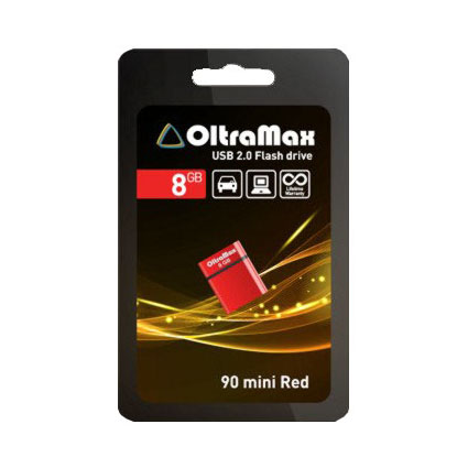 USB 2.0 флэш-накопитель 8Gb серия 90 mini (красный)