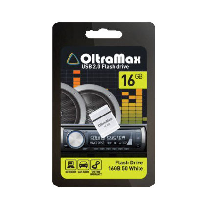 USB 2.0 флэш-накопитель 16Gb серия 50 mini (белый)