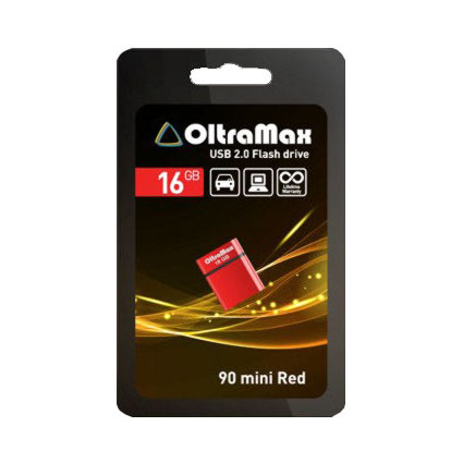 USB 2.0 флэш-накопитель 16Gb серия 90 mini (красный)