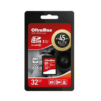 ����� ������ SDHC 32Gb Class 10 UHS-1 45 MB/s    ELITE SERIES
