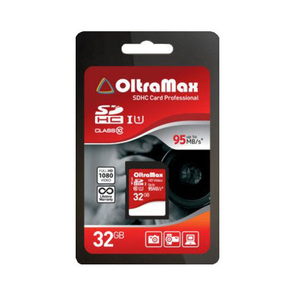 Карта памяти SDHC 32Gb Class 10 UHS-1 95 MB/s