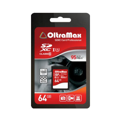 ����� ������ SDXC  64Gb Class 10 UHS-1 95 MB/s